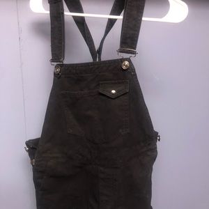 Black overalls size small urban outfitters